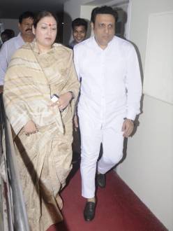 Govinda with wife Sunita