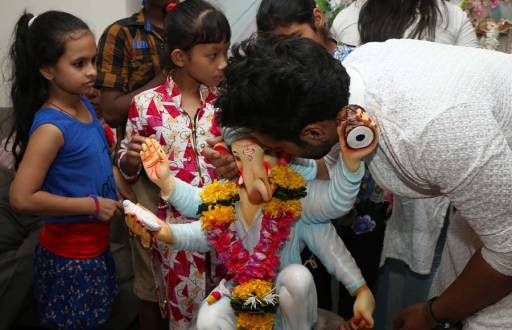 Rithvik's Ganpati Visarjan Celebrations with Super Dancer Kids
