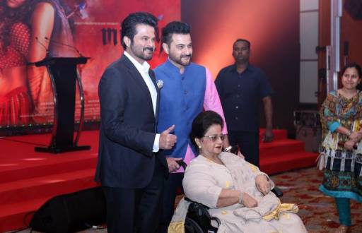 Anil Kapoor, Sanjay Kapoor with their mother Nirmal Kapoor