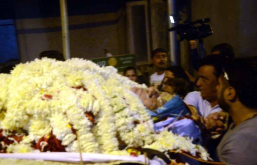 Om Puri's funeral pics