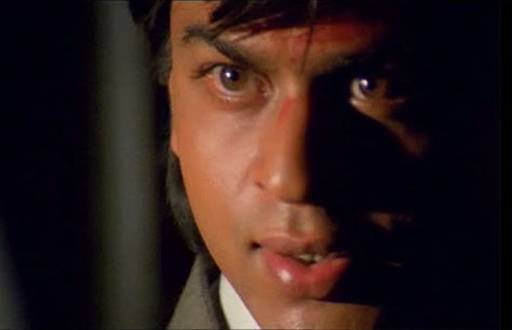 Shah Rukh Khan as Vijay in Anjaam