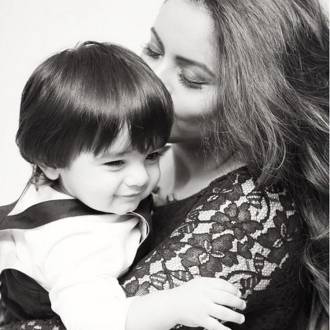 Aamna Sharif with son Arian Kapoor