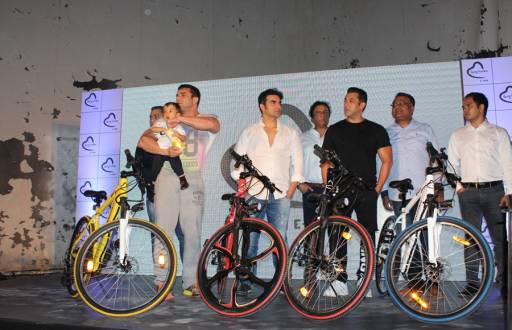 Salman Khan launches Being Human E-cycle