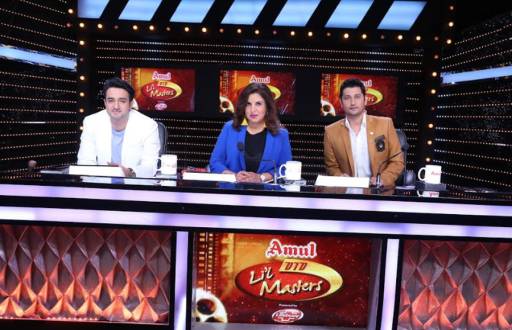 Raftaar on the sets of Zee TV's DID Li’l Masters 