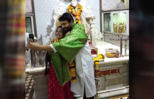 Abeer & Dhrisha seek blessings from Sai Baba on the occasion of Guru Purnima