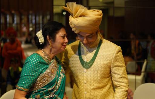 Ssharad Malhotra and Ripci Bhatia's wedding pictures