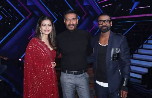 Ajay Devgn and Kajol on the sets of Dance Plus 5 