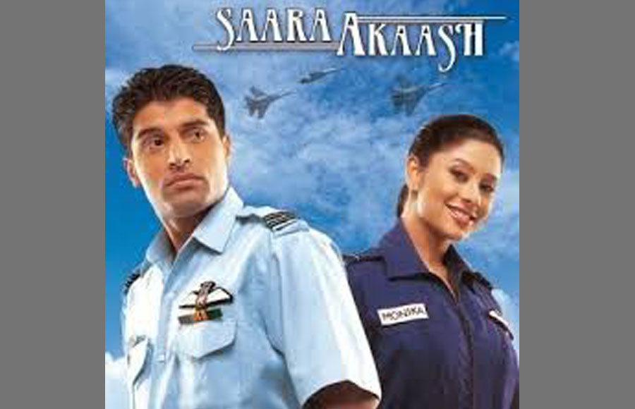 Saara Akaash (Star Plus)- Saara Akaash revolved around the five young air force pilots, who recently completed their training and joined the force as officers.