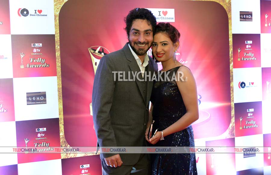 Praneet Bhat with wife Kanchan