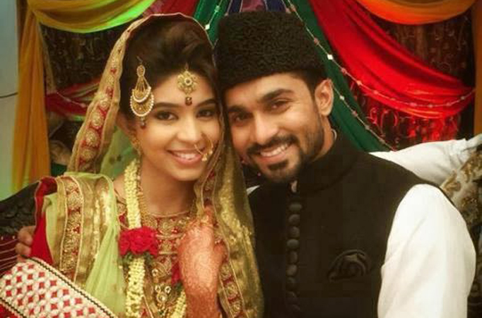 Salman Yusuff Khan and wife Faiza in Nach Baliye 7