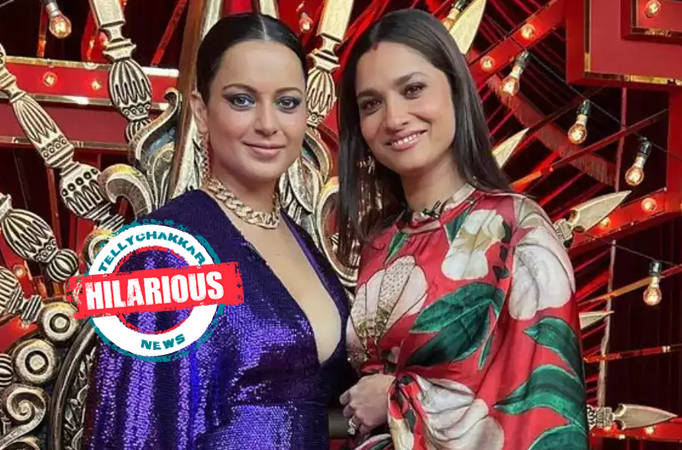Hilarious! Ankita Lokhande pranks Kangana Ranaut on the sets of ‘Lock Upp’ Hilarious! Ankita Lokhande pranks Kangana Ranaut on the sets of ‘Lock Upp’