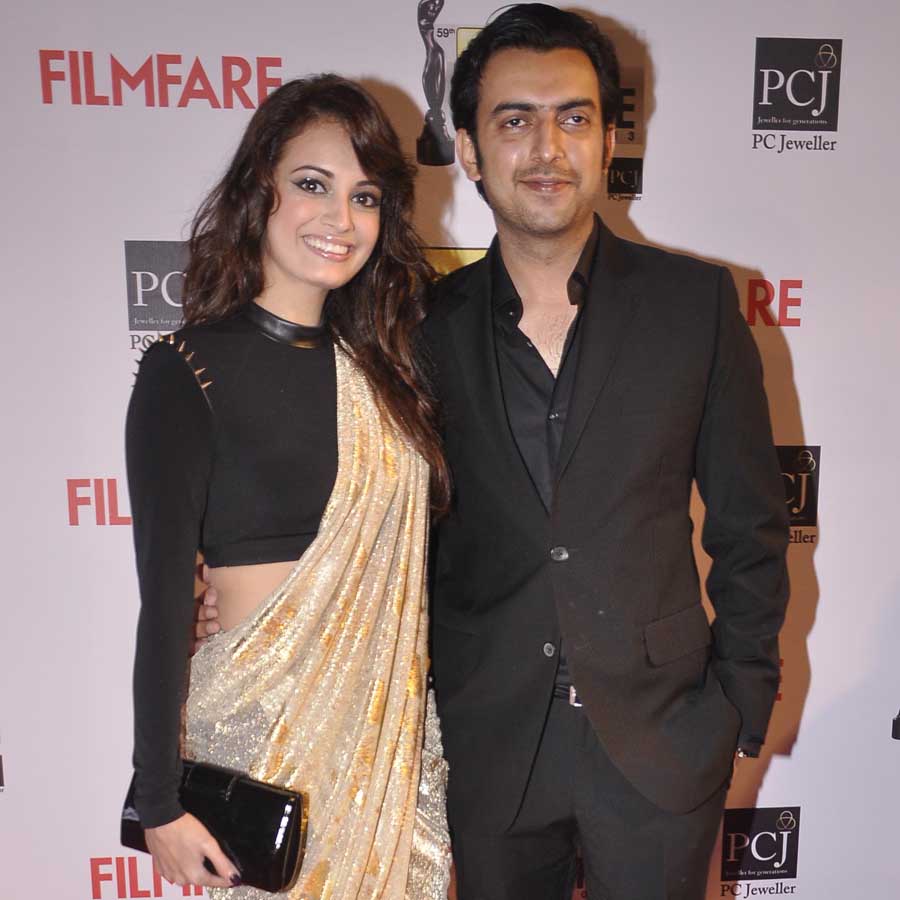 Diya Mirza with Sahil Sangha