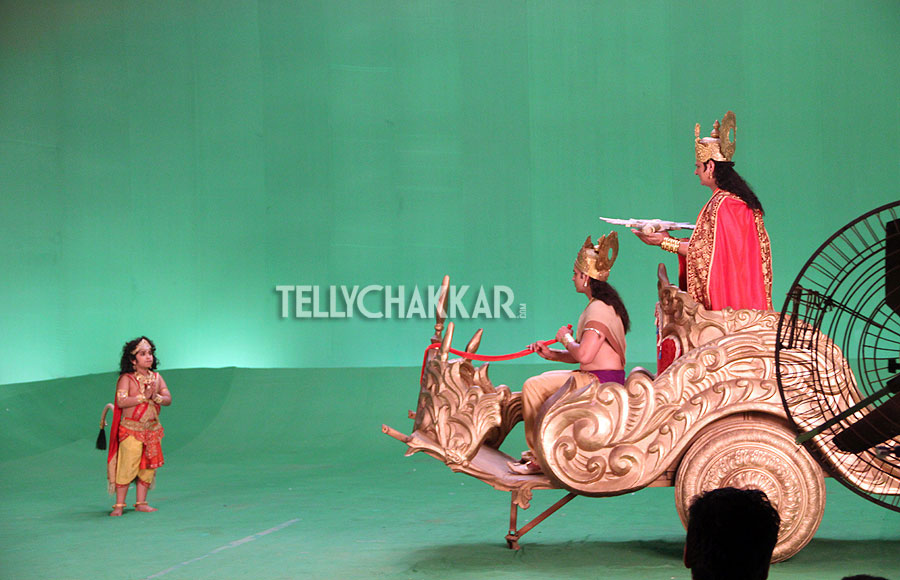 On the sets of Sony TV's Hanumaan