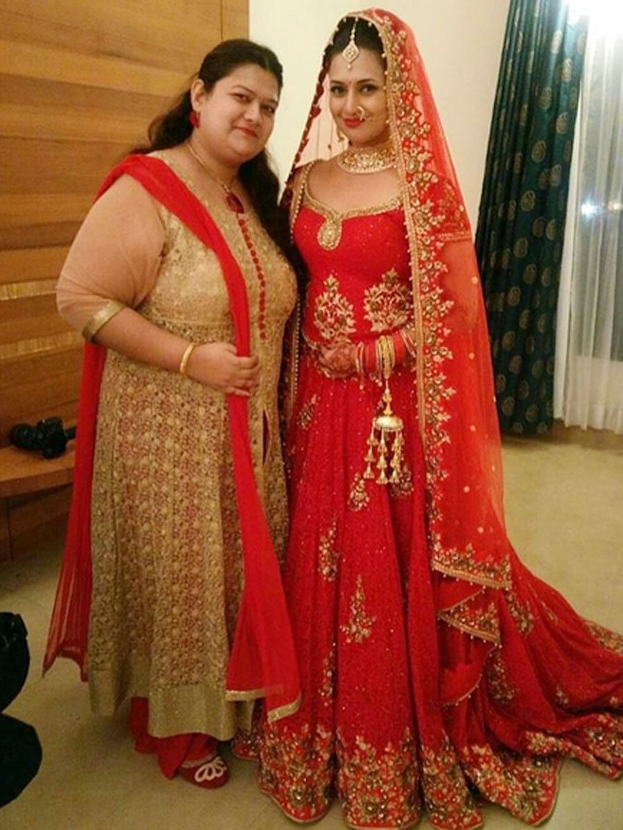 Divyanka Tripathi with her manager