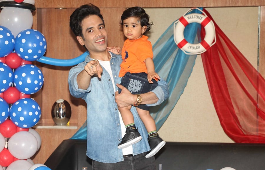 Celebs at Tusshar Kapoor's son's birthday 