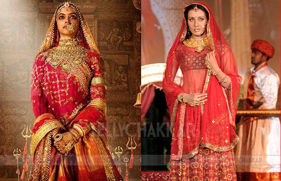 Deepika Padukone and Tejaswini Lonari as Padmavati