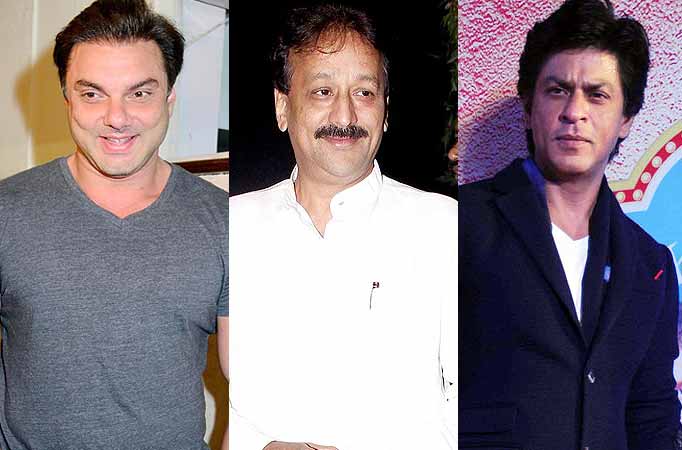 Sohail Khan, Baba Siddique and Shah Rukh Khan Sohail Khan, Baba Siddique and Shah Rukh Khan