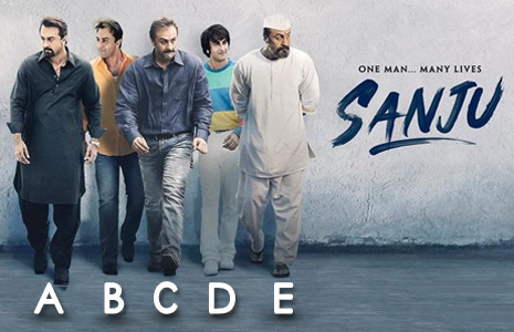 Which look of Ranbir Kapoor as Sanjay Dutt is most impressive? Which look of Ranbir Kapoor as Sanjay Dutt is most impressive?
