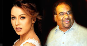 Mahima Chaudhary with Satish Kaushik Mahima Chaudhary with Satish Kaushik