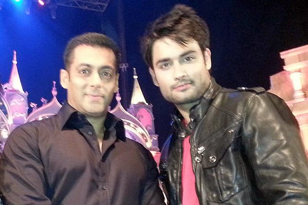 Salman Khan and Vivian Dsena Salman Khan and Vivian Dsena