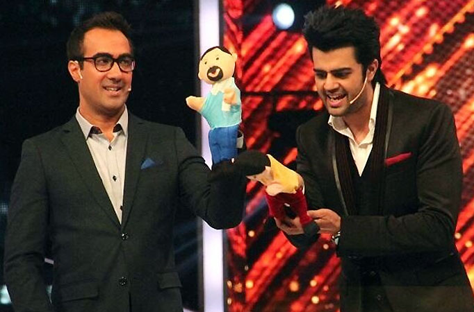 Ranvir Shorey and Manish Paul Ranvir Shorey and Manish Paul