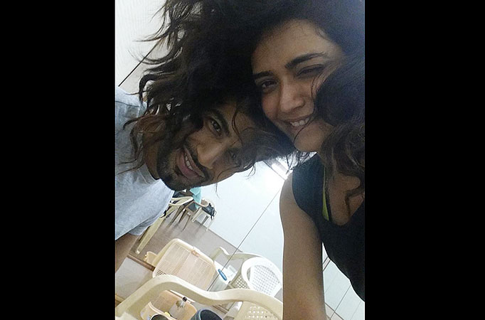 Upen-Karishma aka UpMa start practicing for Nach Baliye Upen-Karishma aka UpMa start practicing for Nach Baliye