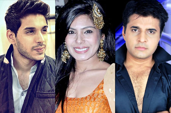 Parag Chadha, Anushri Bathla Oza and Navin Saini Parag Chadha, Anushri Bathla Oza and Navin Saini
