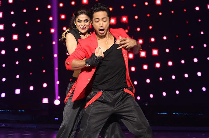 Shamita Shetty with her choreographer Deepak Shamita Shetty with her choreographer Deepak