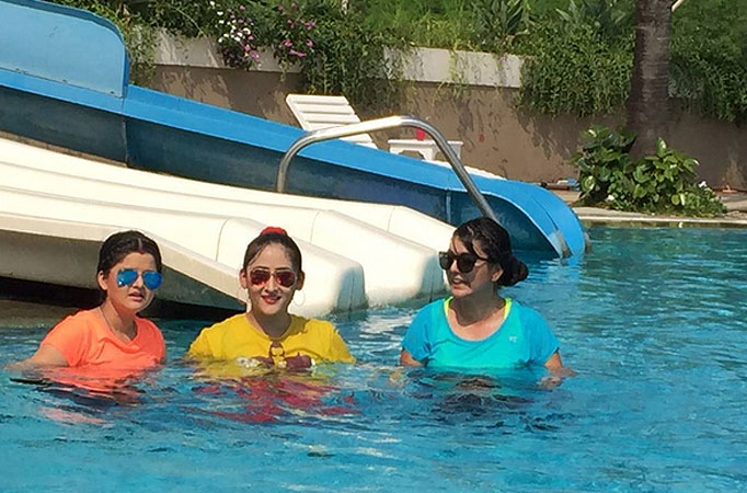 Trishikha Tripathi, Aditi Sajwan and Shafaq Naaz Trishikha Tripathi, Aditi Sajwan and Shafaq Naaz