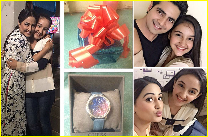 Ashnoor Kau with Karan Mehra, Hina Khan Ashnoor Kau with Karan Mehra, Hina Khan