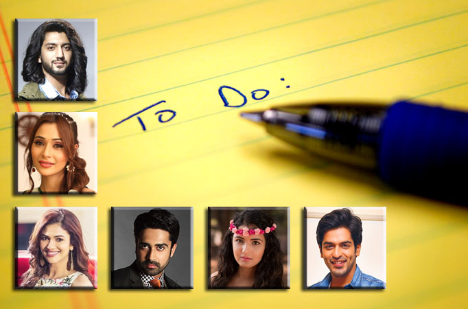 TV actors share their list of do TV actors share their list of do