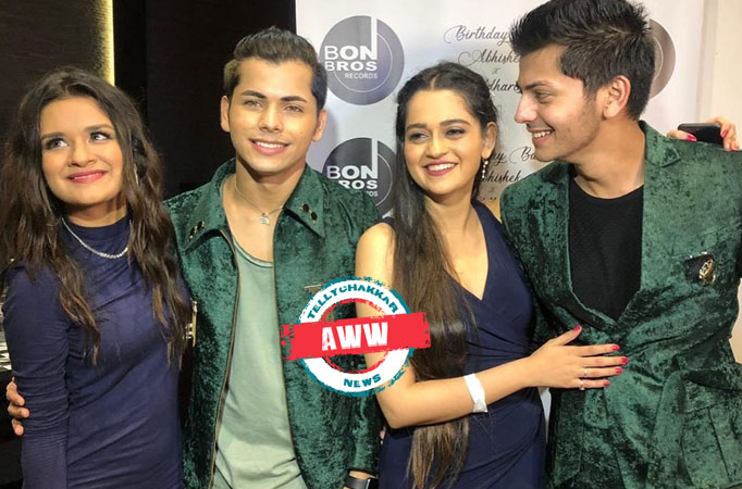 Siddharth and Abhishek Nigam's rumoured girlfriends Avneet Kaur and Vaishnavi Rao TWINNING is more than a SIGNAL on their relationship status Siddharth Nigam