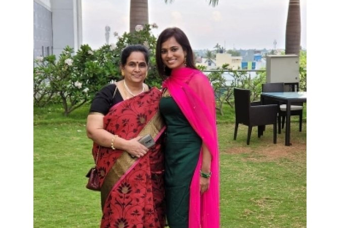 Your moral support is what keeps me going: Ramya Pandian's b'day wish for mom Your moral support is what keeps me going: Ramya Pandian's b'day wish for mom