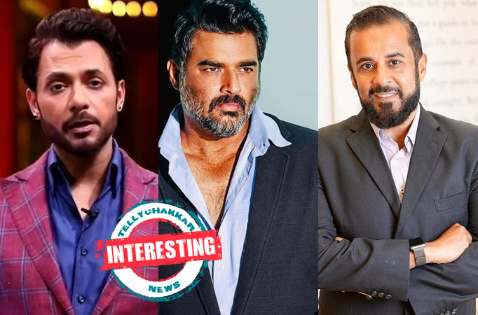 Interesting! Shark Tank's Anupam Mittal meets R Madhavan and Chetan Bhagat; netizens have hilarious reactions Interesting! Shark Tank's Anupam Mittal meets R Madhavan and Chetan Bhagat; netizens have hilarious reactions