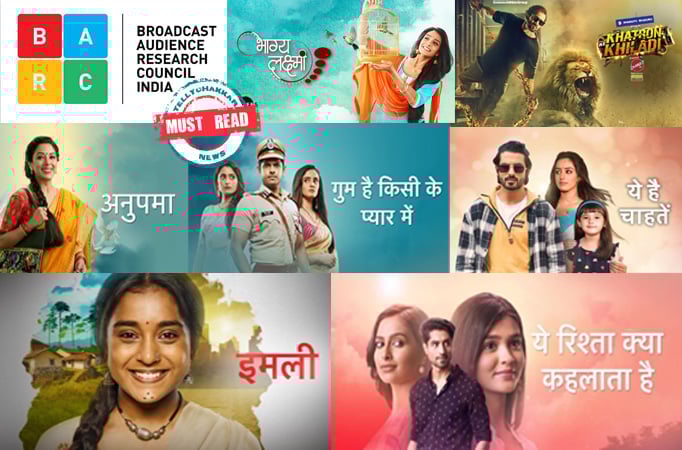 MUST READ! Khatron Ke Khiladi 12 sees major drop in TRP, Bhagya Lakshmi sees a huge jump in ratings, Anupama tops the list followed by GHKKPM, YHC, Imlie and YRKKH MUST READ! Khatron Ke Khiladi 12 sees major drop in TRP, Bhagya Lakshmi sees a huge jump in ratings, Anupama tops the list follo
