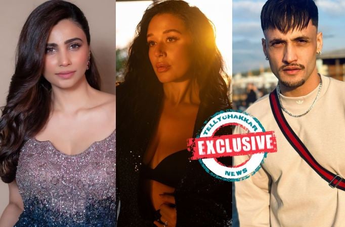 Asim Riaz, Krishna Shroff, Daisy Shah Asim Riaz, Krishna Shroff, Daisy Shah