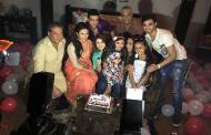 Ruhaanika Dhawan's birthday celebration on YHM sets!