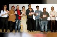 Krushna Abhishek and Mugdha Godse launches the music of comedy Hindi film Sharmaji Ki Lag Gai.