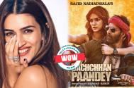 Wow! Check out the first look poster of Kriti Sanon from Bachchhan Paandey