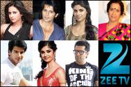 Sargun, Sayantani, Karanvir, Karan, Ratan, Usha, Eijaz in Zee TV