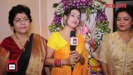 Rati Pandey welcomes Bappa with family