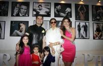 Daboo Ratnani and family with Rekha