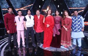 Kalank Cast on the sets of Rising Stars