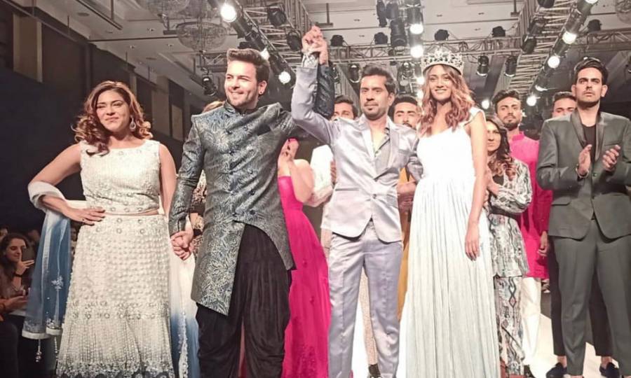 Sanjay Gagnani and fiancee Poonam Preet set relationship goals as they walk the ramp!