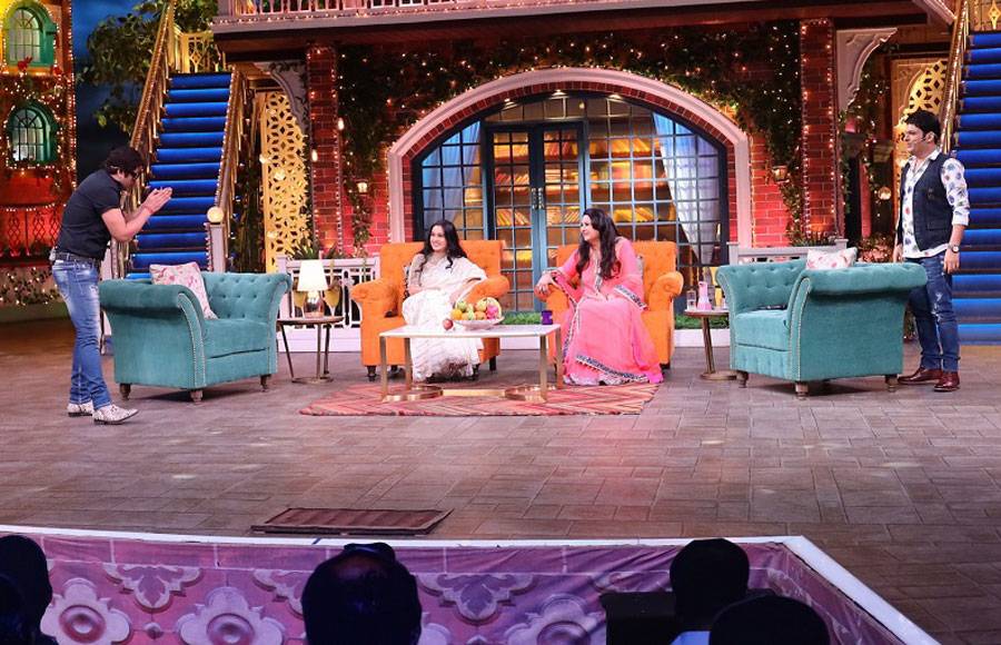 Padmini Kolhapure and Poonam Dhillon grace the sets of The Kapil Sharma Show